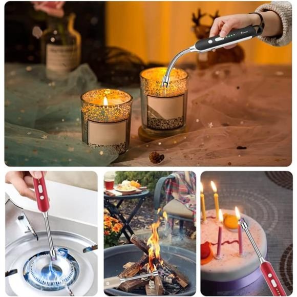 Electric Rechargeable Arc Lighter with LED Battery Display USB Lighter - Picture 7 of 7